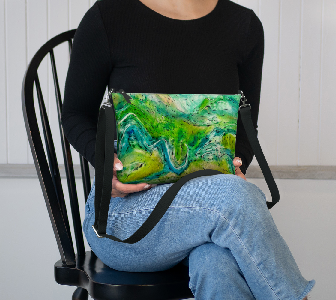 River Valley Memory Vegan Leather Purse/Clutch