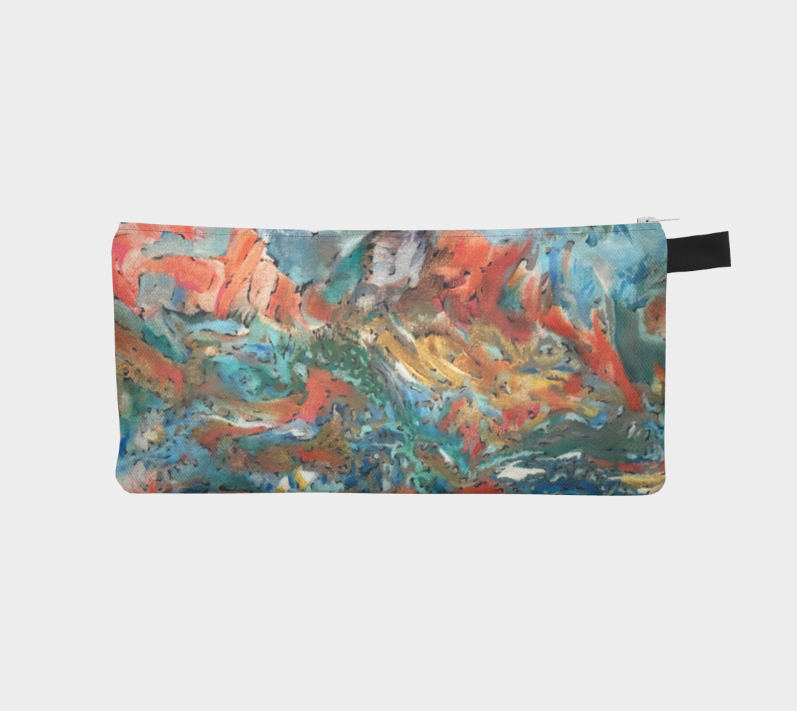 Untitled Landscape Canvas Pouch