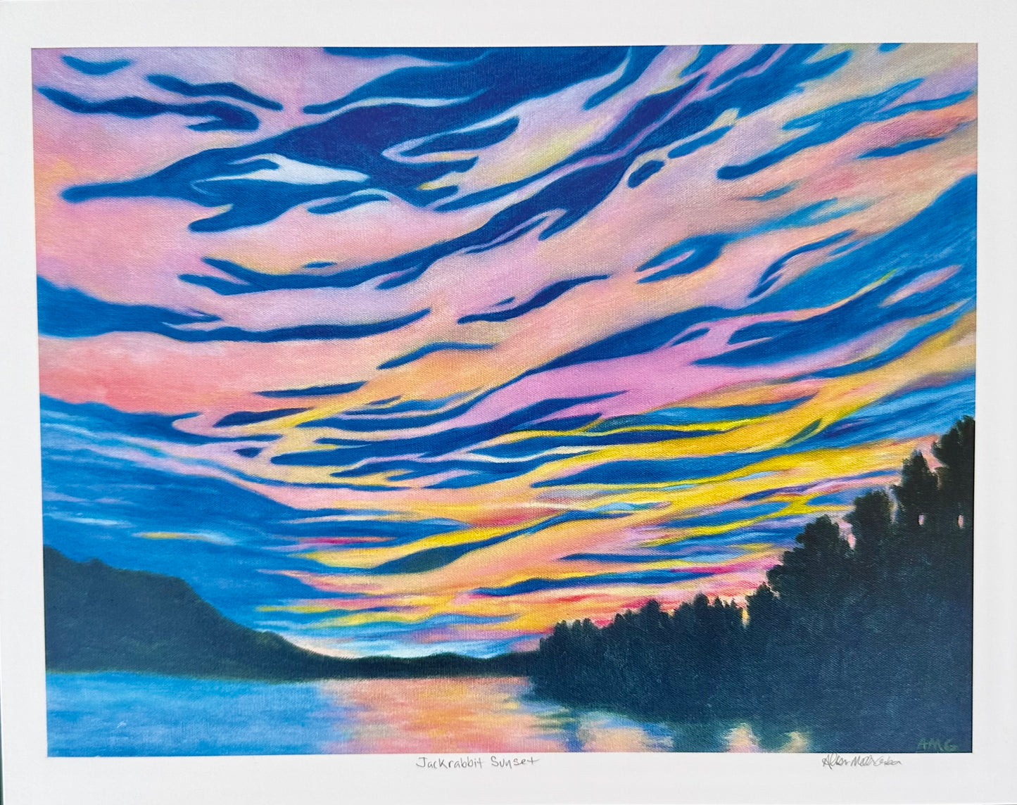 Jackrabbit Sunset Painting